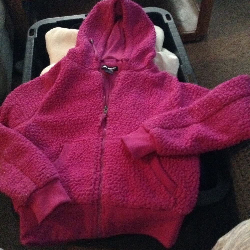 Hot Topic Raspberry Teddy Jacket S - image 3